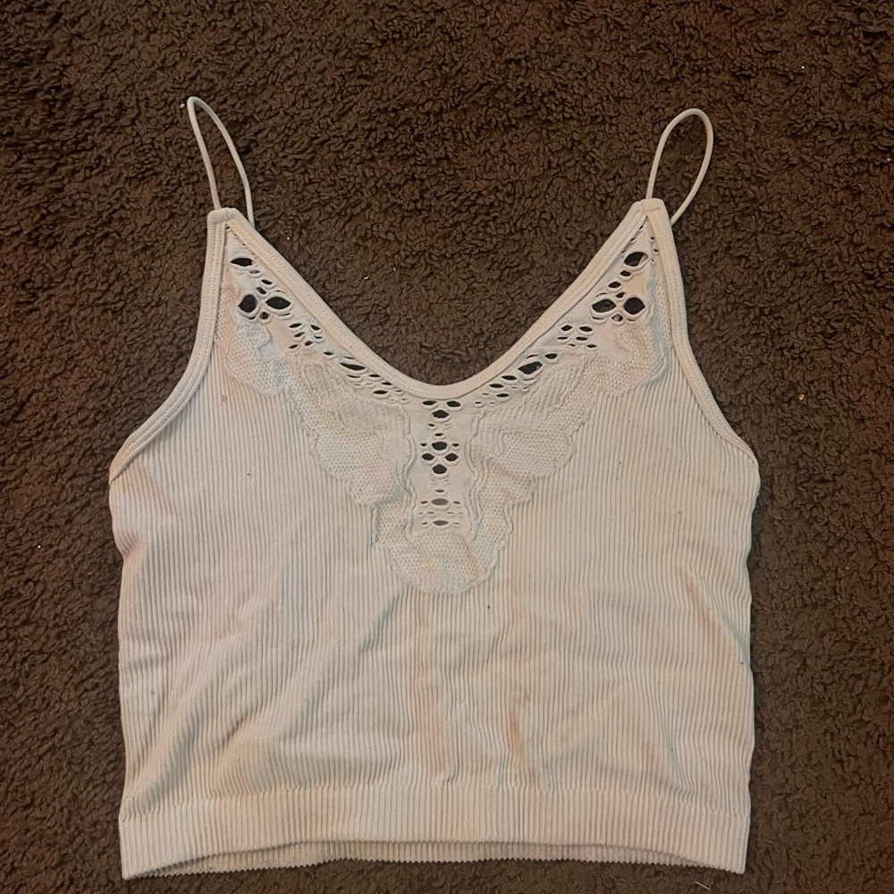 Aura White Lace Detail Camisole